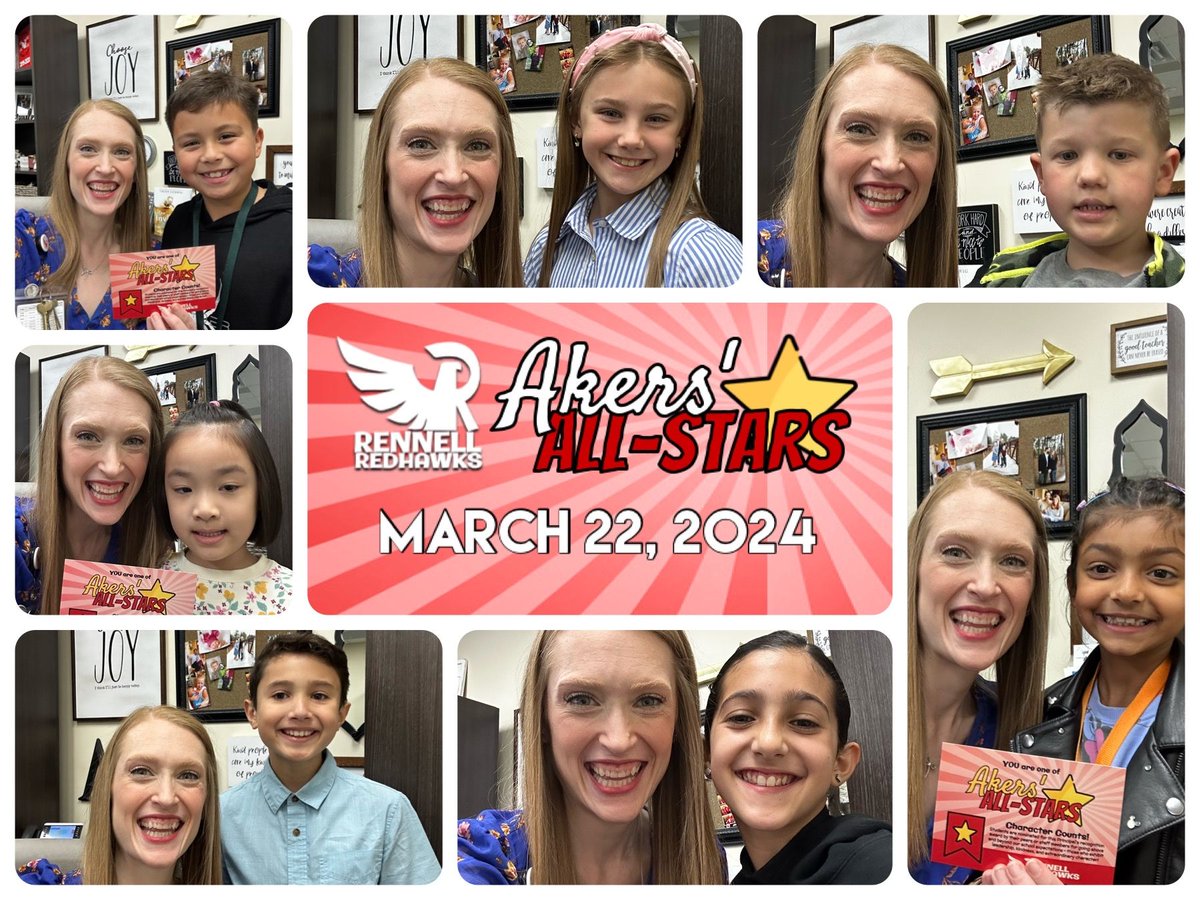 Join us in celebrating these amazing students for their outstanding character at school! #WeAreRennell