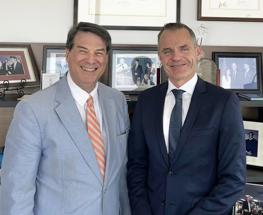 Thanks to Russell Paul, this very dynamic and engaging Mayor in Sandy Springs, Georgia. It was such an insightful discussion on current foreign and domestic issues, thank you!
