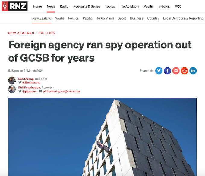 DavidRobie's tweet photo. Te Kuaka calls for urgent law change on spy agency, warns over Pacific #AsiaPacificReport #NZpol #pacificislands #security #surveillance #GCSB #spyagencies #TeKuaka
https://t.co/ifp6pVAr0D https://t.co/xDK9JclQGX