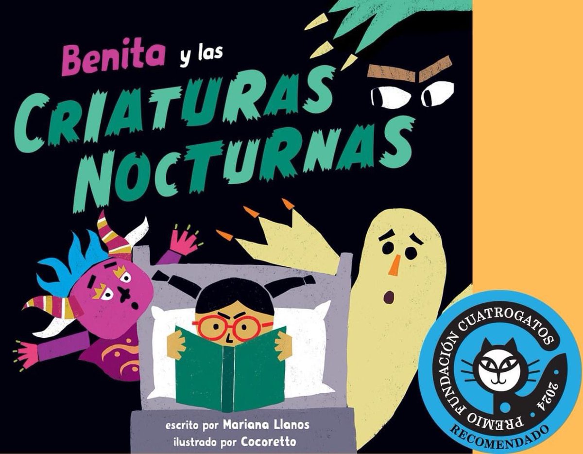 Mariana Llanos escribió “Benita y las criaturas nocturnas” (Barefoot Books), una deliciosa historia para los más chicos sobre cuatro temibles monstruos que visitan a una niña lectora. Estupenda las ilustraciones de Cocoretto (Iván y Nathalia).