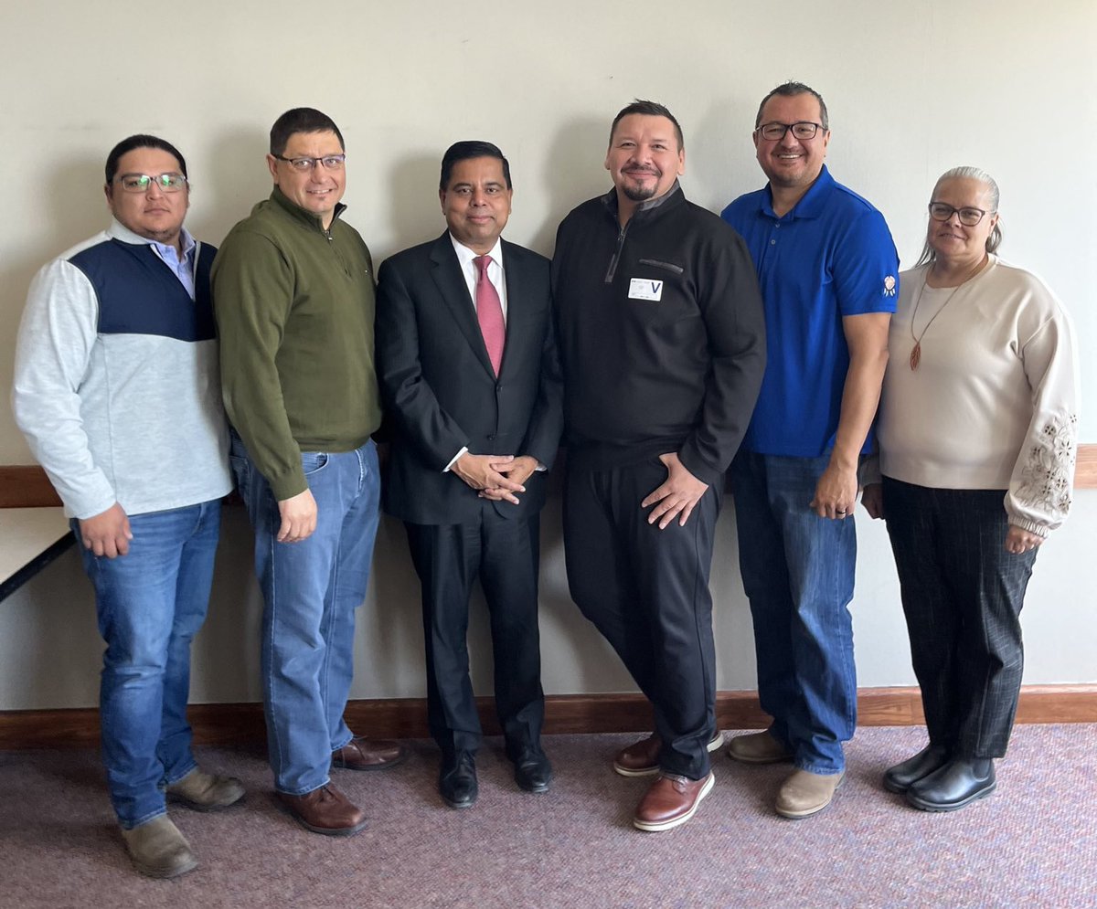 gary_srp's tweet photo. Self-government agreements are a pathway towards true government-to-government relationships. Today with Muskeg Lake and Saskatoon Tribal Council, we discussed education agreements and broader self-determination to control membership, land, language, and culture. https://t.co/klwcNILARb