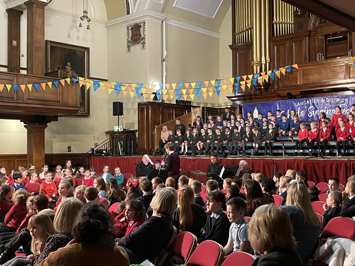 Fabulous Concert #4 Lancaster and District Schools Singing Festival 🎶☀️
@LancsMusic @LancMusicHub and fabulous soloists Mykolas and Sam from @Ripley_Music @ripleystthomas plus Brooklyn from @QES_Music