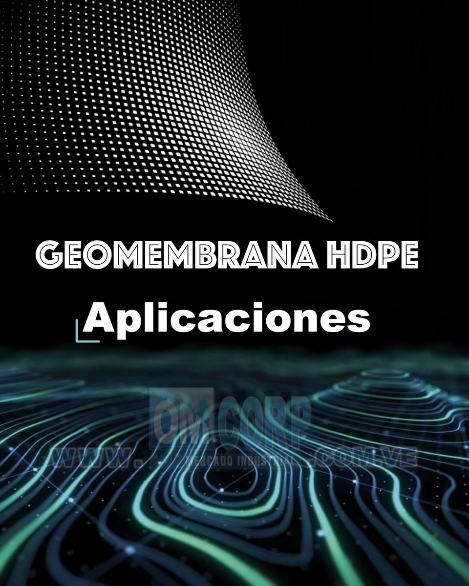 omcorpve's tweet photo. GEOMEMBRANA HDPE

El polietileno de alta densidad (HDPE) es una excelente barrera hidráulica, con resistencias: físicas, químicas y mecánicas. Tiene una gran variedad de usos y su instalación es por método de termosellado / termofusión.  

 #geomembrana #piscicultura #agricultura https://t.co/5qmzG2Q1u4