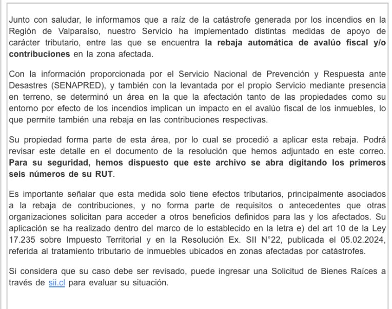 FentyConstanza's tweet photo. Servicio de impuestos internos procede a notificar por correo las rebajas del avalúo fiscal de las zonas afectadas por los incendios. https://t.co/iJVlOMidz8
