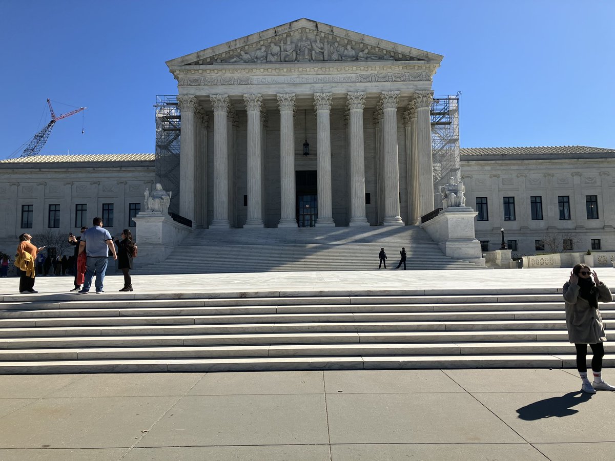 Today in front the United States Supreme Court