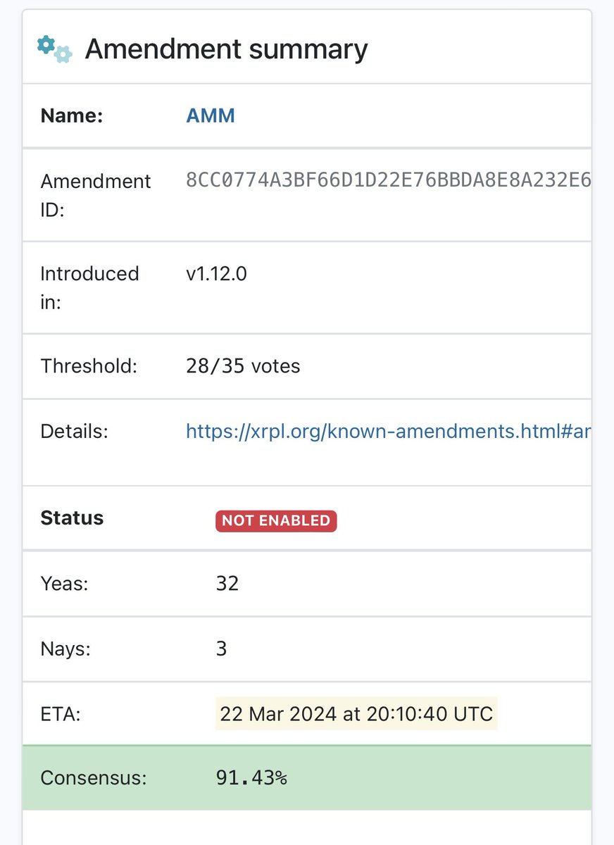 RippleXrpie's tweet photo. 🚨BREAKING: Automated Market Maker (AMM) will launch in less than 24hrs! 🔥 #XRP https://t.co/D4D2qTRGqk