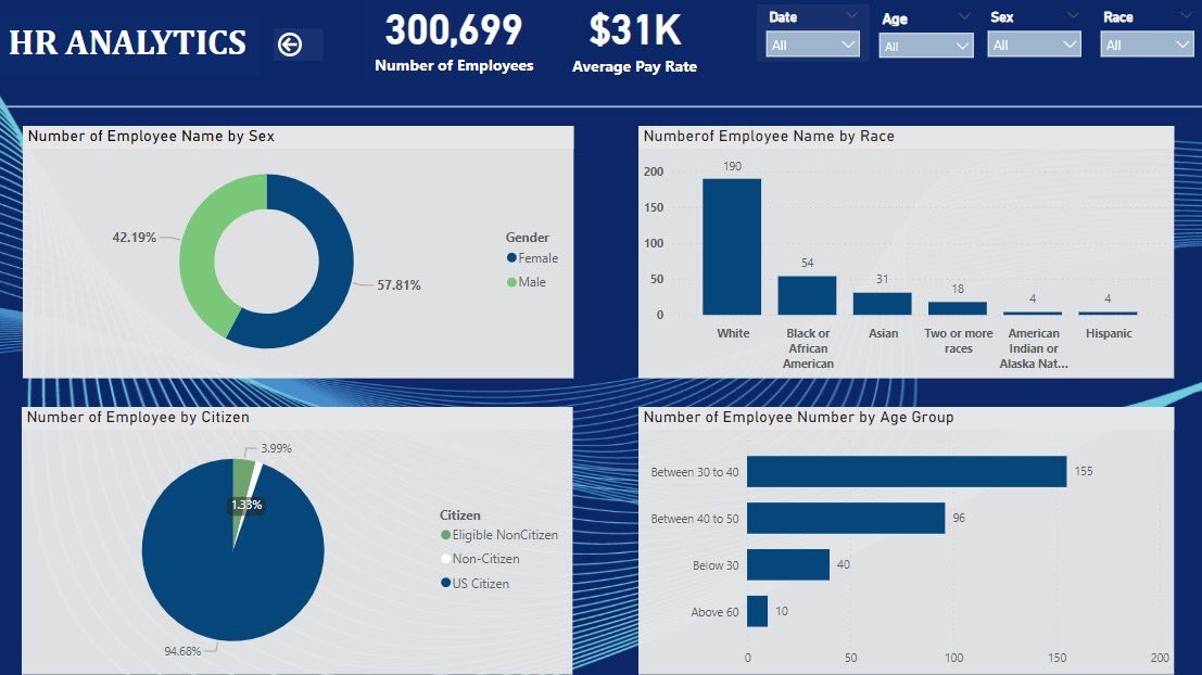 dan_iels_'s tweet photo. Hello, data lovers❣️
Thrilled to share the result of my latest project leveraging HR Analytics in Power BI📊

As part of my ongoing commitment to data-driven decision-making, I’m thrilled to share the project to you all.✨
Your thoughts are welcome🤲🏾🤲🏾

#PowerBI  #DataAnalytics https://t.co/yrYhzqsnb4
