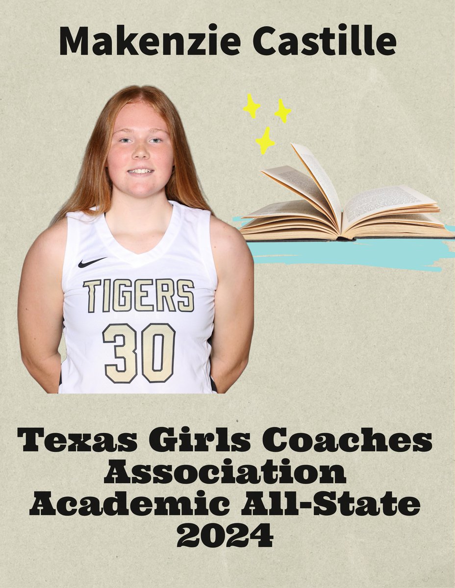 Congratulations <a href="/kenziecastille/">Kenzie Castille</a> on being named to the <a href="/AustinTGCA/">TGCA</a> Academic All-State Team. Kenzie has done an amazing job of  maintaining an average grade of 94 in grades 9-11 while competing in athletics! #EarnedIT