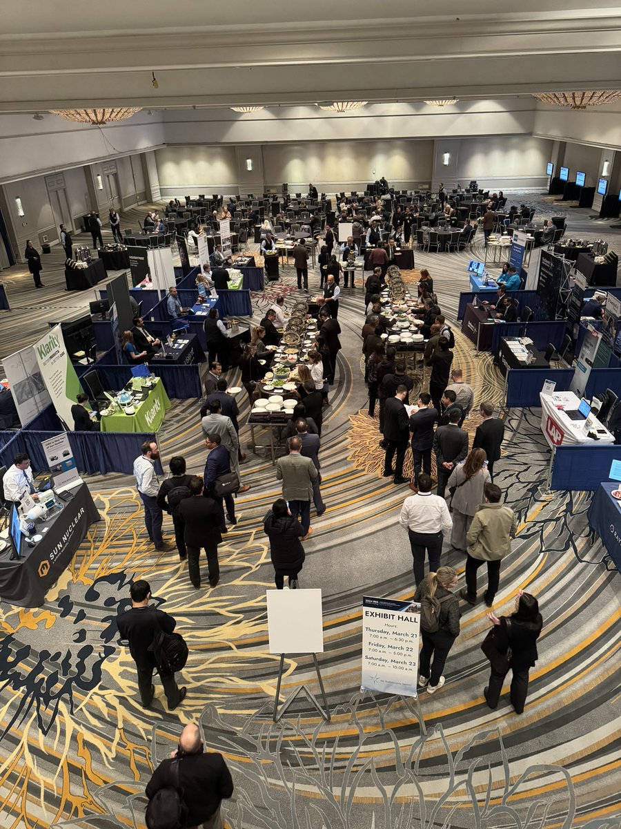 An aerial view of the exhibit hall at #2024rss.