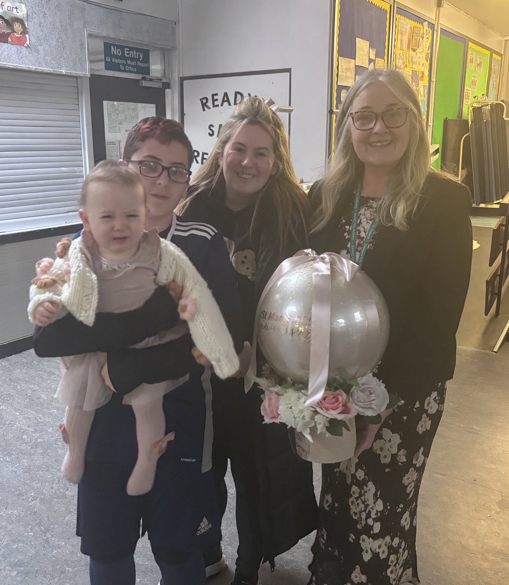 stmarysmaryhill's tweet photo. After the final show Mrs McGeachie received a wonderful gift from this P7 pupil and his family. We appreciate the support of all of our families and look forward to exciting times ahead for St Mary’s Primary School. #50yearsofStMarys https://t.co/3pMMqKAaUt