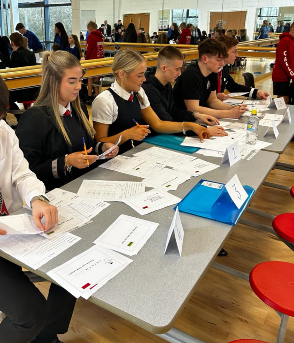 P7 Enterprise Challenge - fantastic two days with our associated primary schools as they visited us to build their skills in STEM activities. Many thanks to our S6 Buddies, the Maths Dept and Mrs West for two brilliant days!