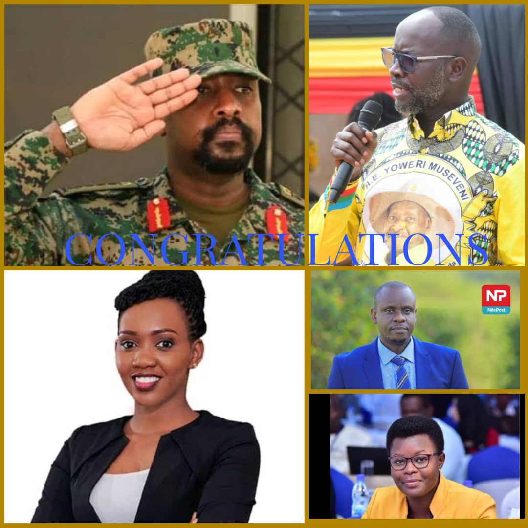 Won Nyaci (ATTORNEY) Amb. Dickson Ogwang (@d_ogwang) on Twitter photo CONGRATULATIONS ARE IN ORDER TO THE NEW CDF, Gen: <a href="/mkainerugaba/">Muhoozi Kainerugaba</a>, my brothers; the GCW <a href="/HamsonObua/">Denis Hamson Obua</a> , <a href="/wilson/">Wilson</a> mbadui & @BalaamAteenyiDr; Sisters <a href="/LillianAber/">Lillian Aber</a> & <a href="/PhionaNyamutoro/">nyamutoro phiona</a>. May God renew yr strength, grant u His Wisdom as u continue to serve the Nation with zeal & patriotism. CONGRATULATIONS ARE IN ORDER TO THE NEW CDF, Gen: <a href="/mkainerugaba/">Muhoozi Kainerugaba</a>, my brothers; the GCW <a href="/HamsonObua/">Denis Hamson Obua</a> , <a href="/wilson/">Wilson</a> mbadui & @BalaamAteenyiDr; Sisters <a href="/LillianAber/">Lillian Aber</a> & <a href="/PhionaNyamutoro/">nyamutoro phiona</a>. May God renew yr strength, grant u His Wisdom as u continue to serve the Nation with zeal & patriotism.