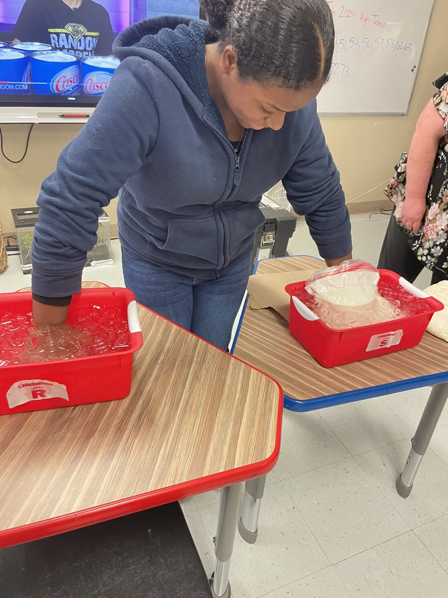 🔍 Exploring adaptations with blubber gloves! 🧤❄️ Taking a hands-on approach to understand how animals survive in cold environments. #Adaptations #HandsOnLearning @SAISD_Science @limabeans1111