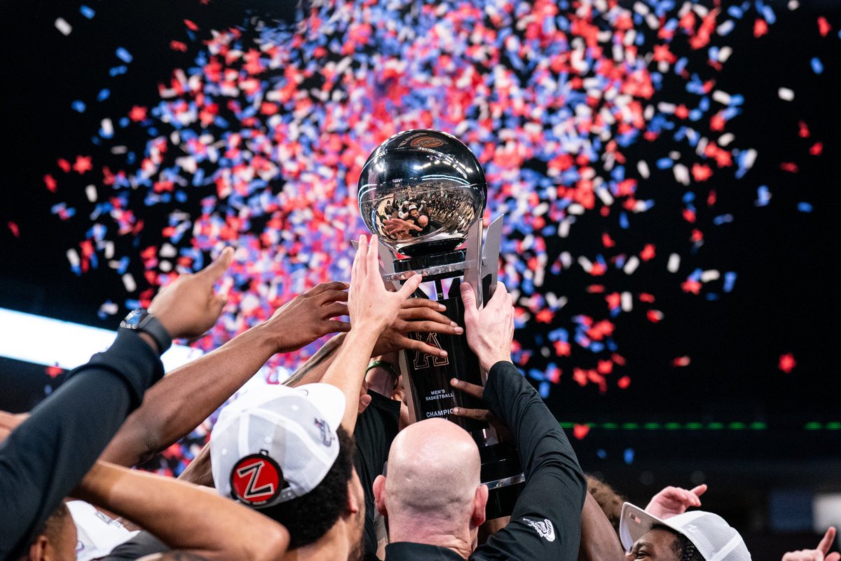 Get your photo taken with the AAC Championship trophy at tomorrow’s Official Watch Party! Doors open at Noon for the 12:45 p.m. tip off and admission is FREE! #WinAsOne🐉