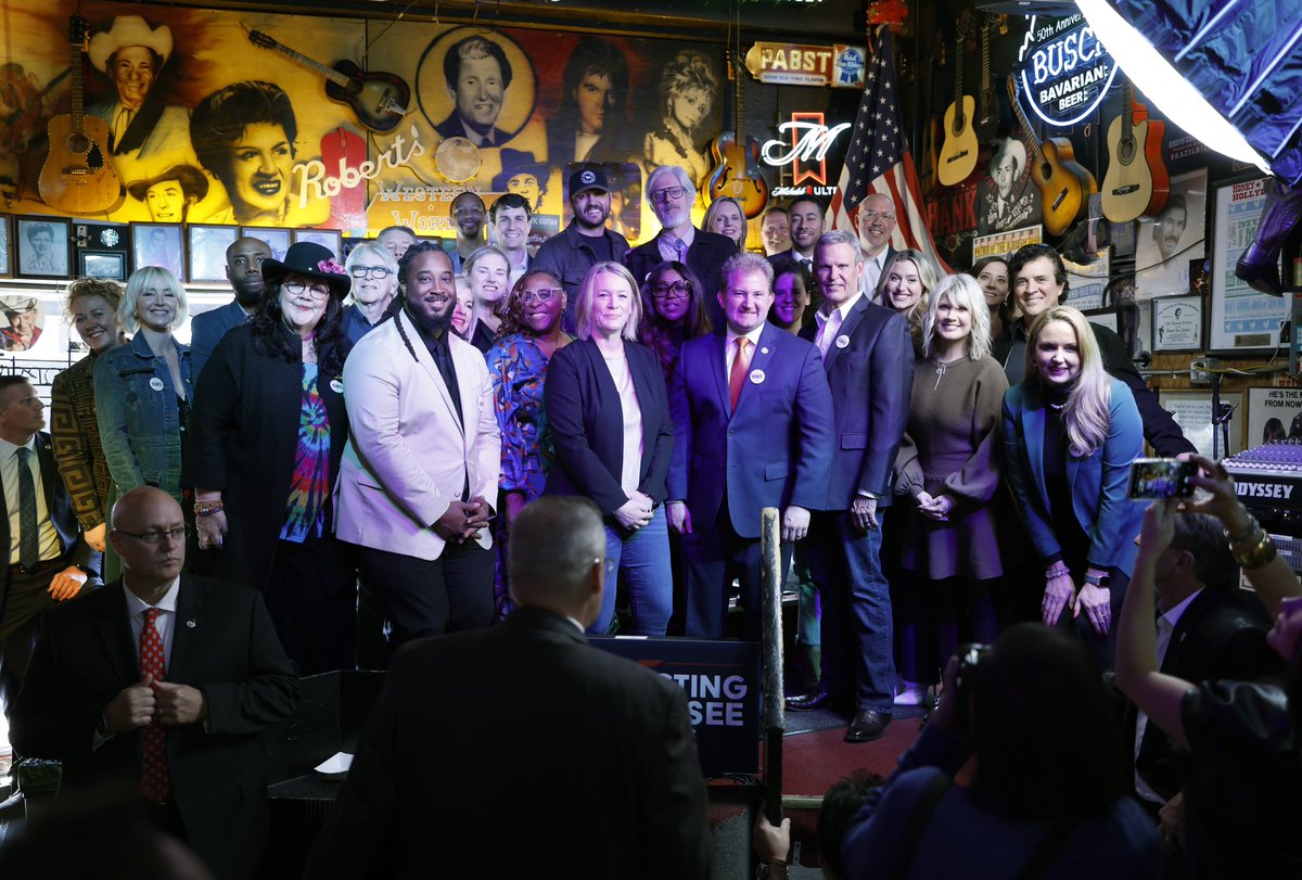 The passage of the ELVIS Act in #Tennessee 'represents the power of collaboration.' - Harvey Mason jr., CEO of the @RecordingAcad 📸 Getty Images for Human Artistry Campaign