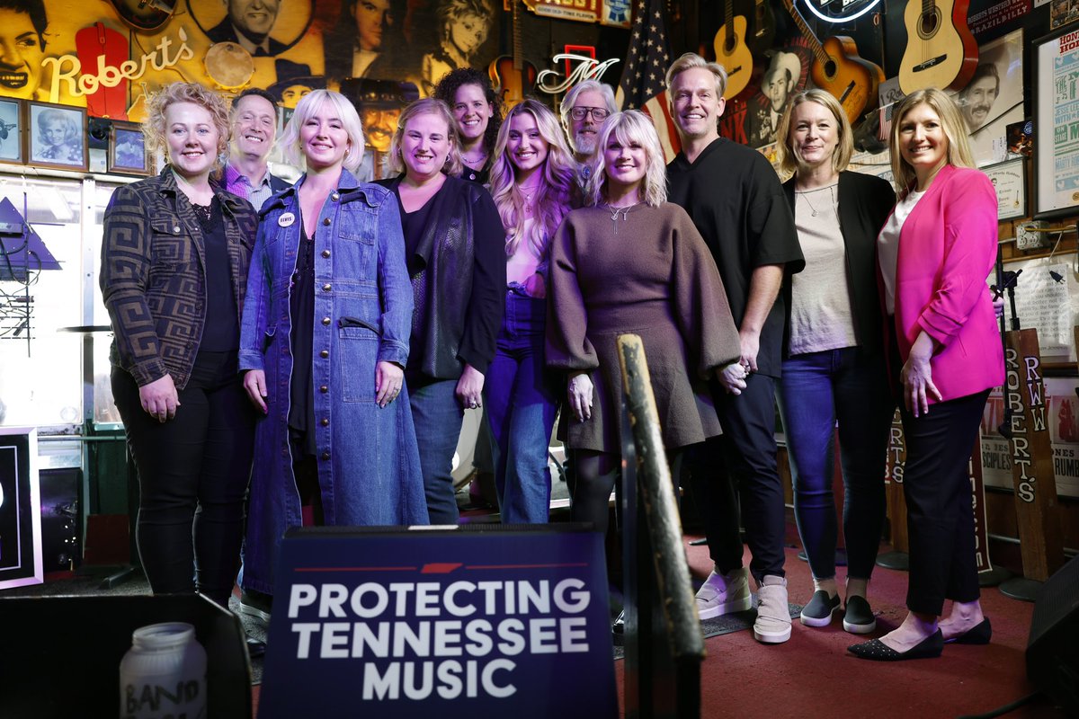 We thank #RecordingAcademy members, our partners at @human_artistry, @GovBillLee, and the Tennessee state legislature for their support in pushing the ELVIS Act forward and taking this important step to protect human creativity. 📸 Getty Images for Human Artistry Campaign