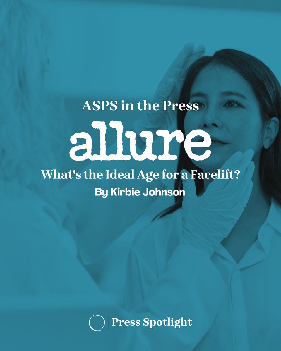 ASPS_News's tweet image. Is there a perfect age for a #facelift? 💭 Dive into insights from ASPS Member Surgeons Drs. Julius Few and Melissa Doft as they share their expertise and how to figure out the optimal &quot;when&quot; for this procedure. bit.ly/4chfARn
#FacialRejuvination #ASPS #PlasticSurgery