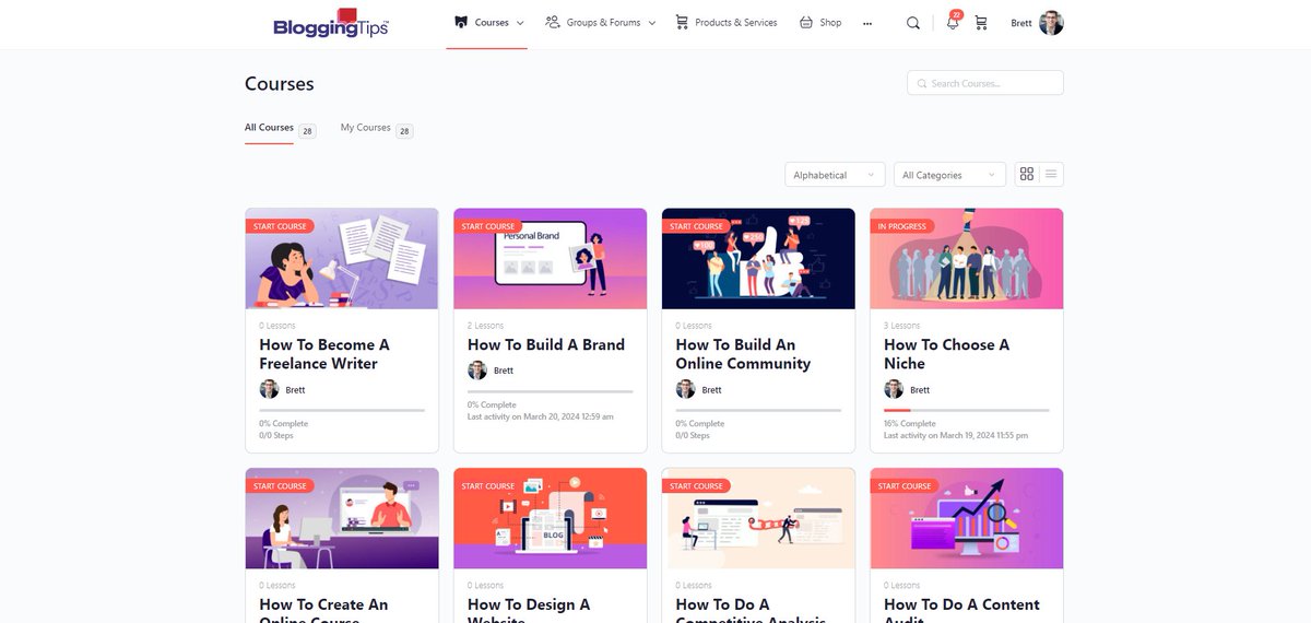 BloggingTipsCom's tweet image. After months of building, we're proud to officially announce the launch the BloggingTips Community.

We have forums, social groups, and downloadable templates. We also built 28 different learn.bloggingtips.com/courses/

Check it out and let us know what you think!