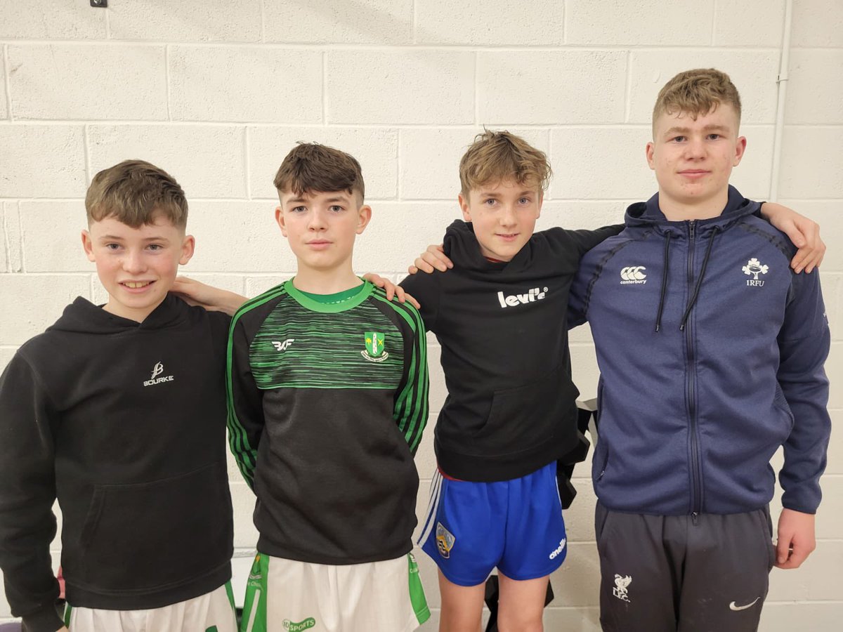 Well done to our Clubs u14 players Finn and Iarlaith who have been selected for the Rebel og north Hurling panel and Also Zach and Cormac who have been selected for the Rebel Og north football panel . Congratulations boys 🇬🇦