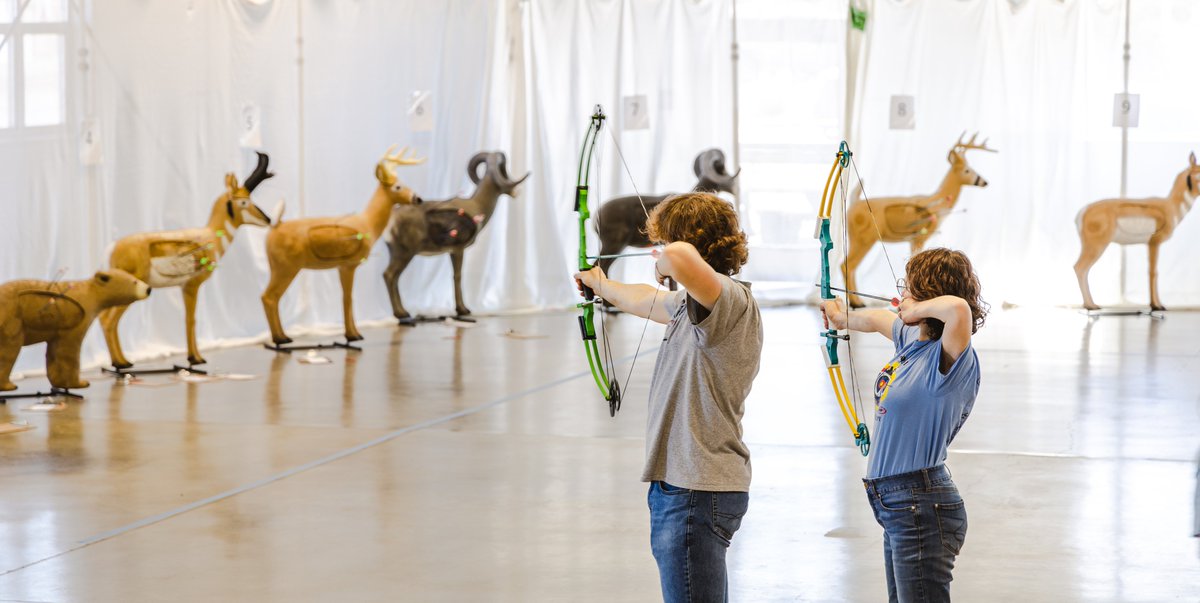 🏹Nearly 500 students competed in the state archery tournament in Helena on March 18 and 19. The tournament, held at the Lewis and Clark Fairgrounds, was hosted by FWP as part of the National Archery in the Schools Program (NASP). Read more: fwp.mt.gov/homepage/news/…