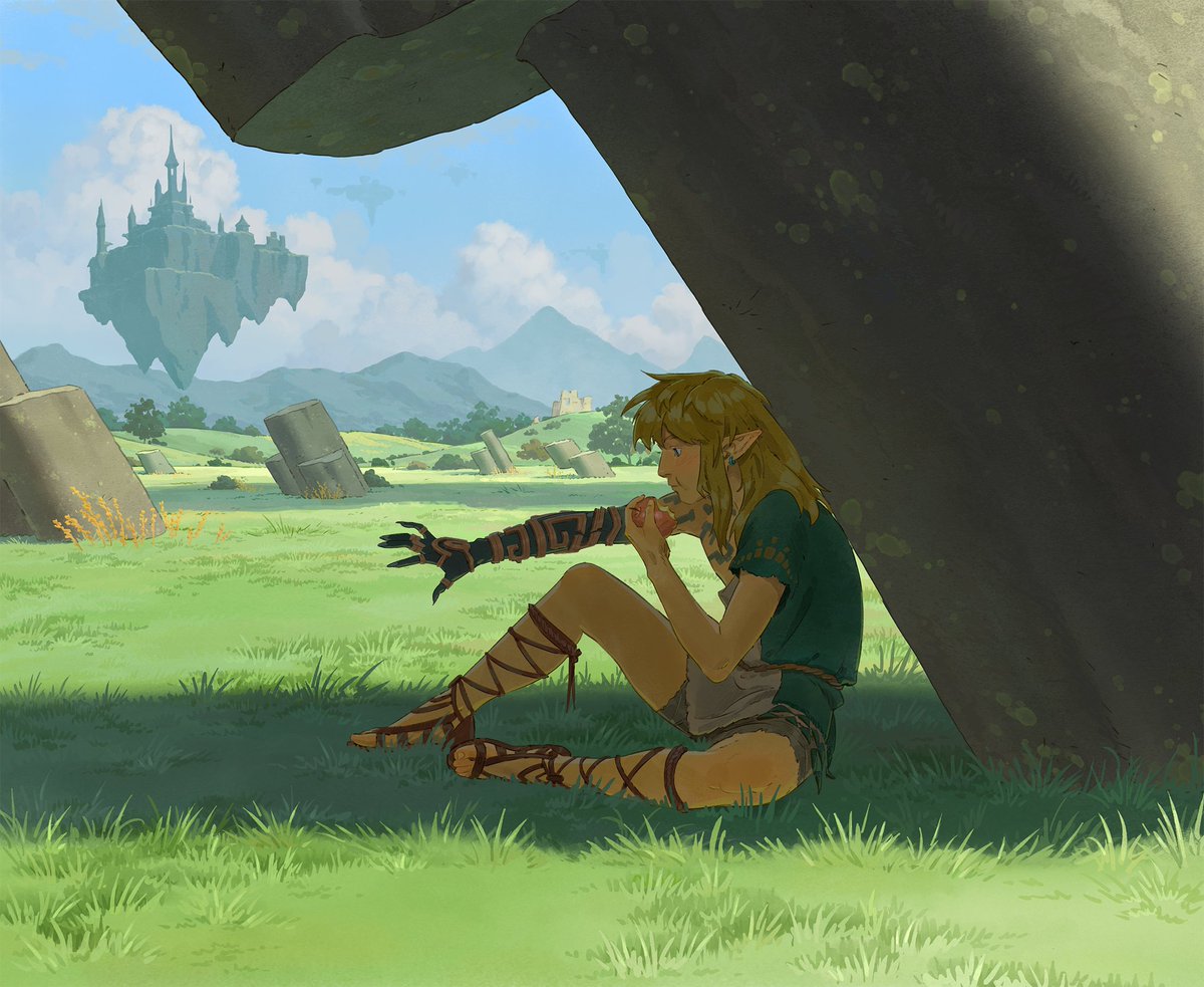 madsraa's tweet photo. Almost a year after this game was released...my first totk painting!! https://t.co/CHXnrD1lr4