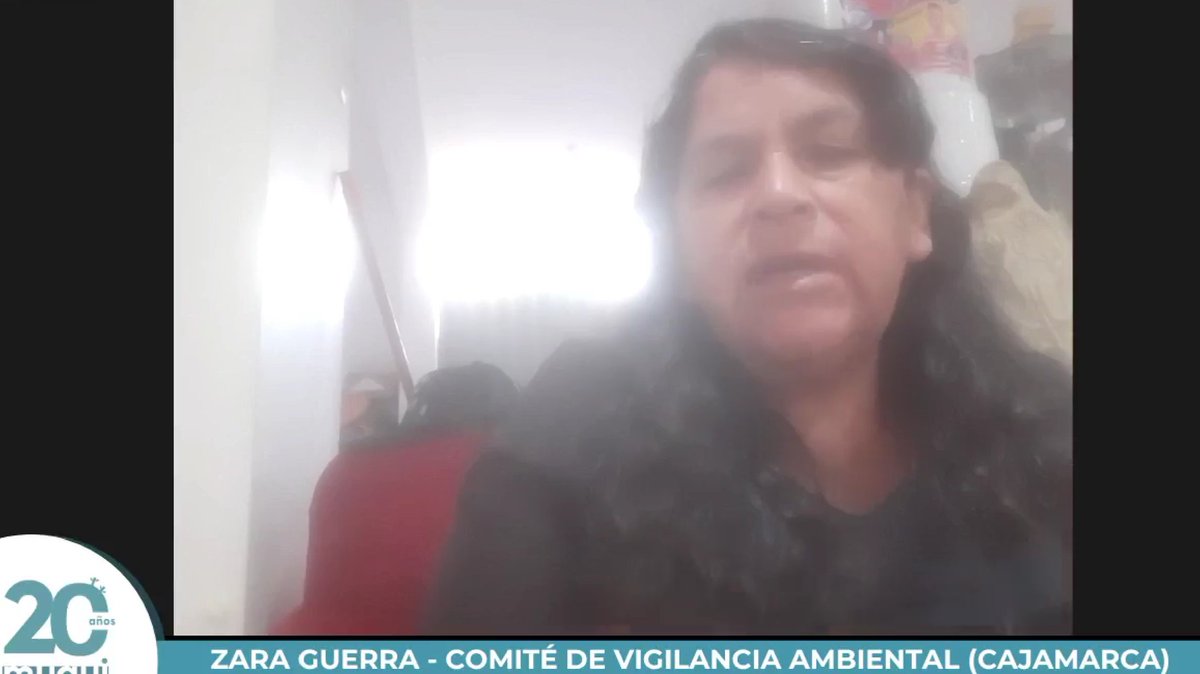 RedMuqui's tweet photo. Zara Guerra, del Comité de Vigilancia Ambiental de Cajamarca recuerda que #Conga se paralizó por el rechazo de la población a la intervención de cuatro cuencas del proyecto y por la experiencia previa de contaminación y de disminución de la cantidad de agua #CongaNoVa https://t.co/hG8pJQuNCk