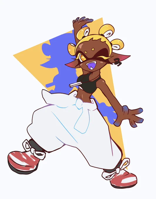Frye looks so cute with her new style #Splatoon3 