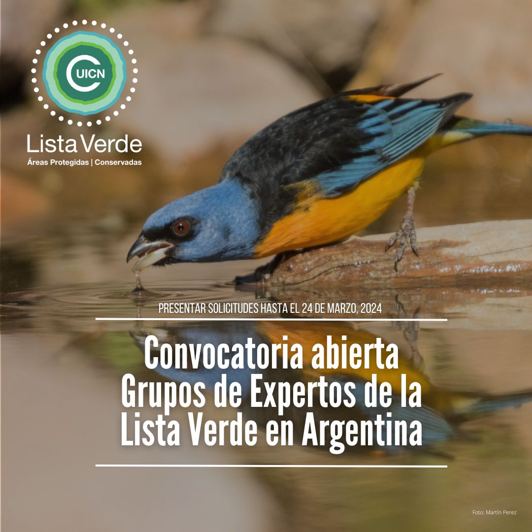 UICN_SUR's tweet photo. 🚨🌿¡No te quedes afuera! Únete voluntariamente al Grupo de Expertos para la Lista Verde (EAGL) #Argentina.  

Más información: https://t.co/yzN1pT6vB6  
Grabación de la reunión explicativa: https://t.co/XE90rW2zZs 👈 https://t.co/xXoTFJuMoU