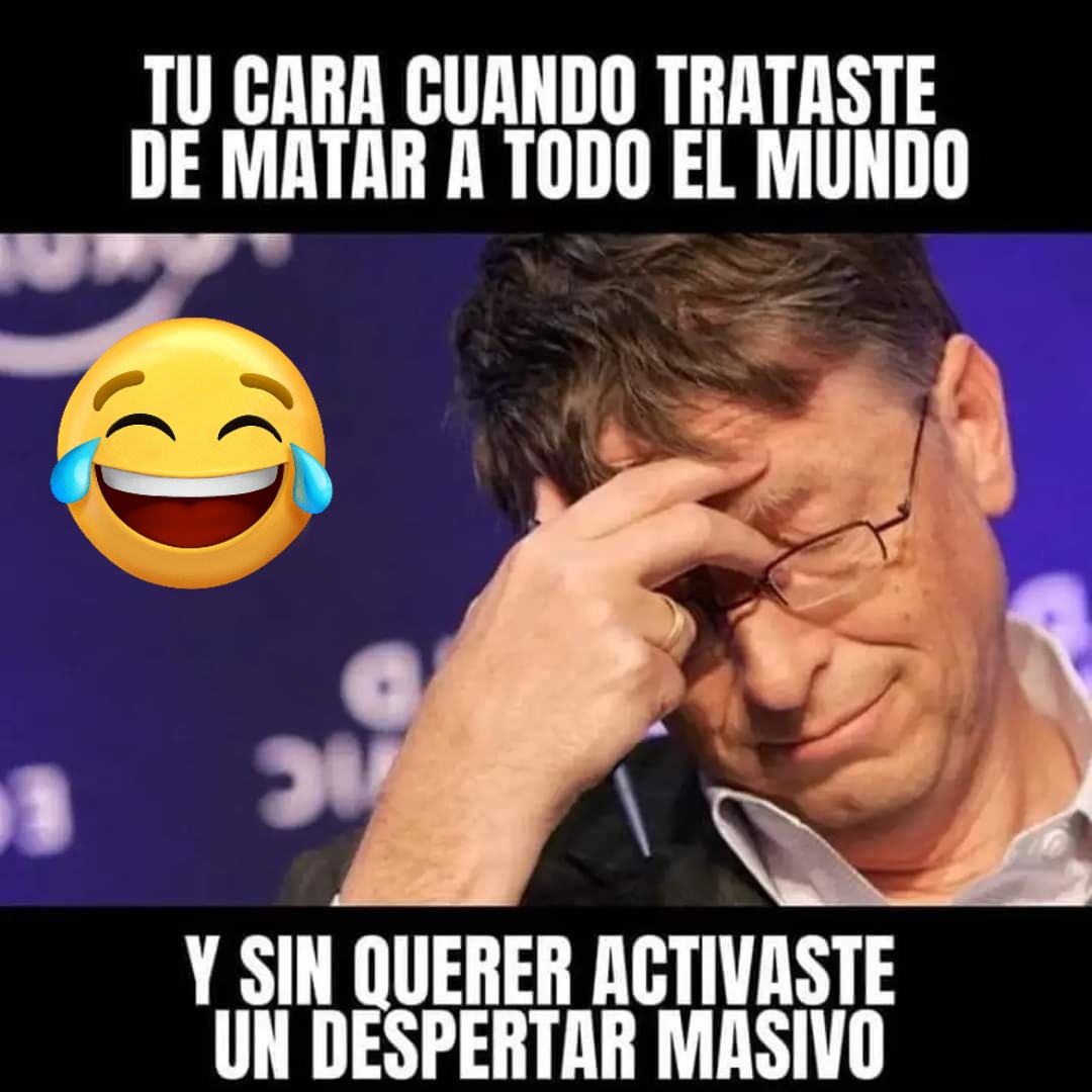 ronaldarellanom's tweet photo. #Omes
#Billgates
#agenda2030
#vaccineinjuries
🛑🛑🛑🛑
🤣🤣🤣🤣🤣🤣 https://t.co/233SMjCEri