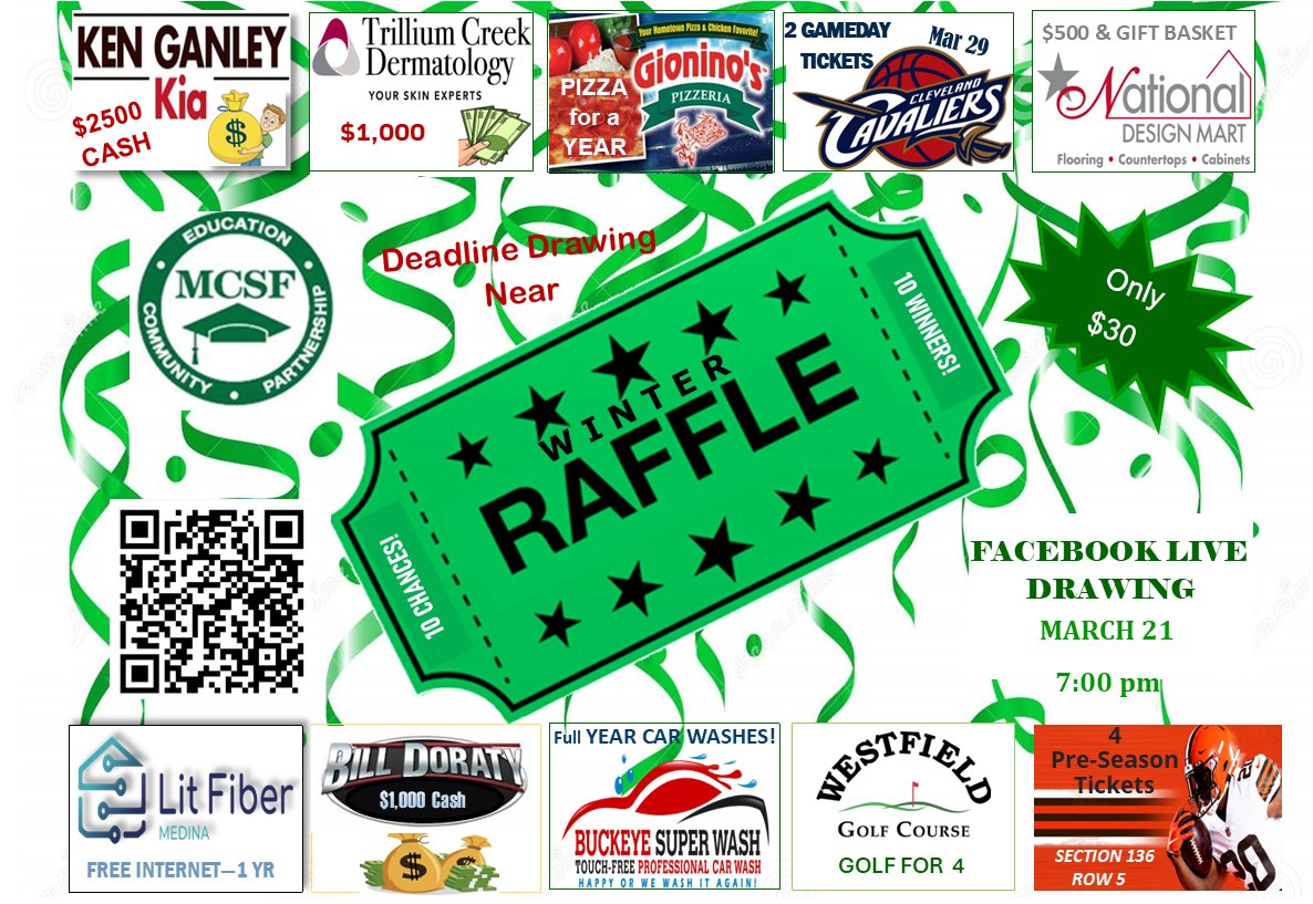 7thGr_NIHFSTEM's tweet photo. The @mcs_foundation  raffle drawing is TONIGHT!  7PM on Facebook Live. https://t.co/Z5d0jigF6a