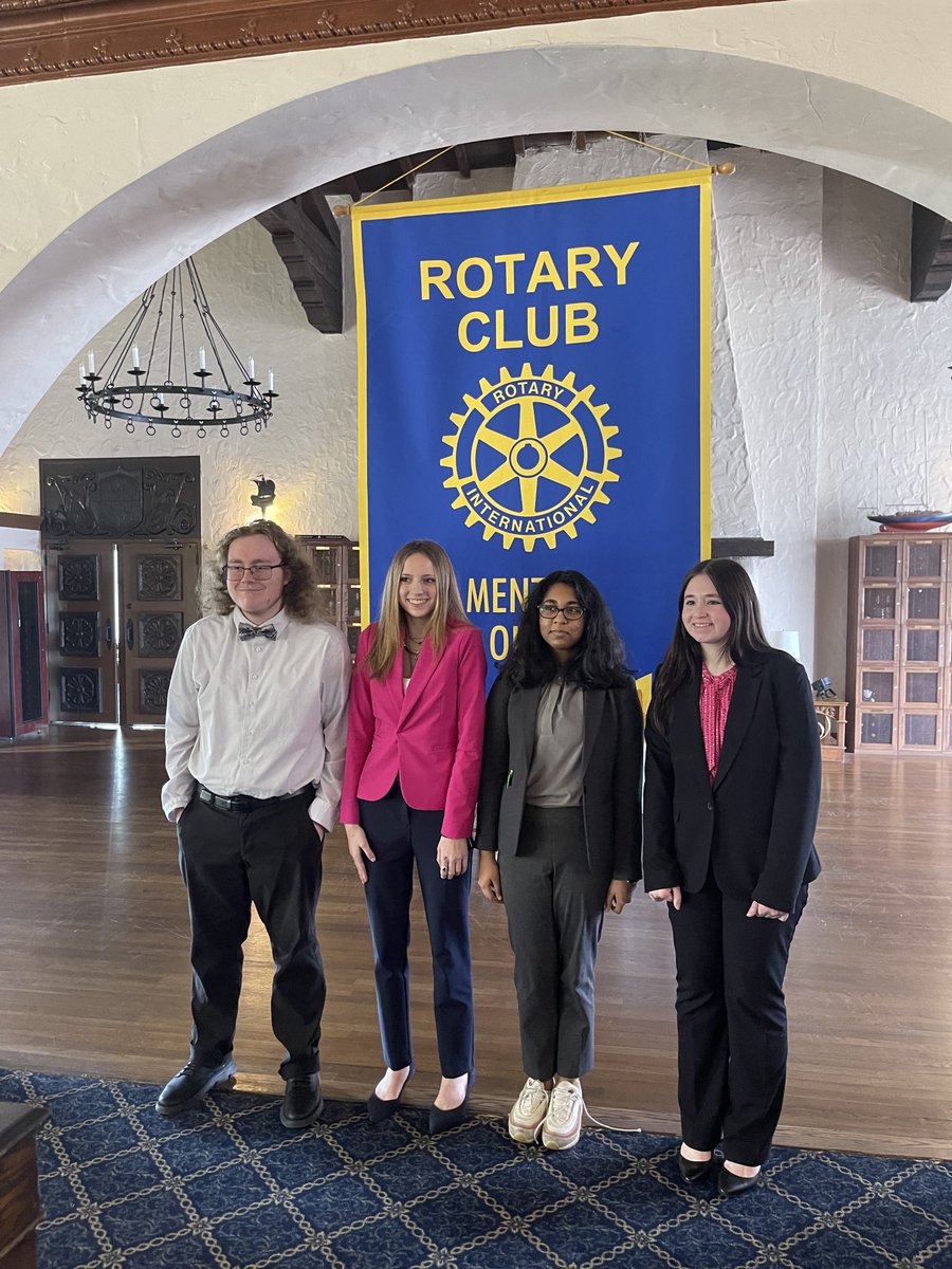 mrscolemanmhs's tweet photo. So proud of these 4 awesome ⁦@MHSspeechndeb8⁩ team members who competed in the Mentor Rotary 4-Way Test Speech Contest today! Special congratulations to ⁦@ellie_col3man⁩ &amp; ⁦@CaseyMGray⁩ for their top finishes that have them moving on to the District competition! https://t.co/3USPMoMfyI