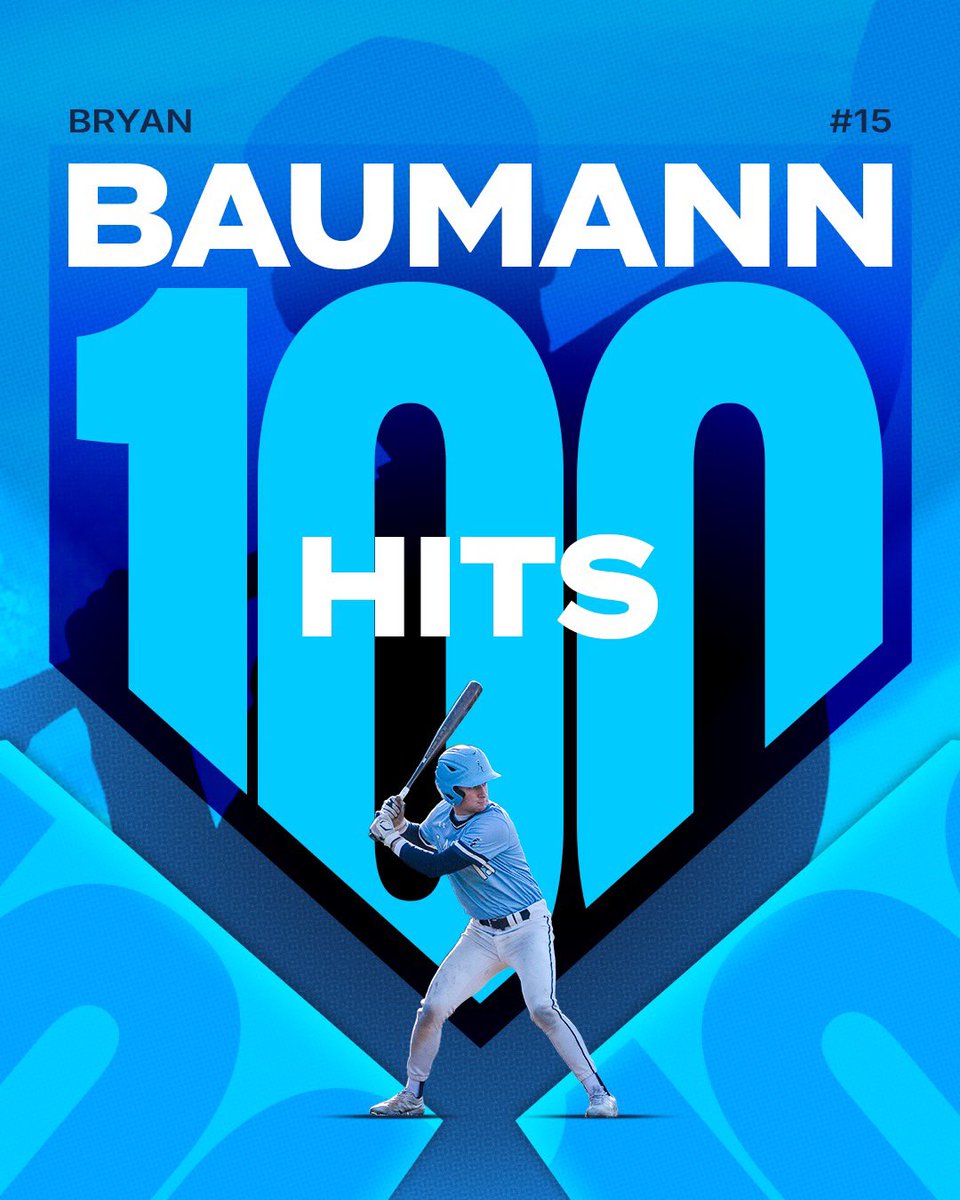💯 

Bryan Baumann is now a member of the 100 hits club after notching a base hit in the top of the 2nd in yesterdays game vs Curry College #HTR