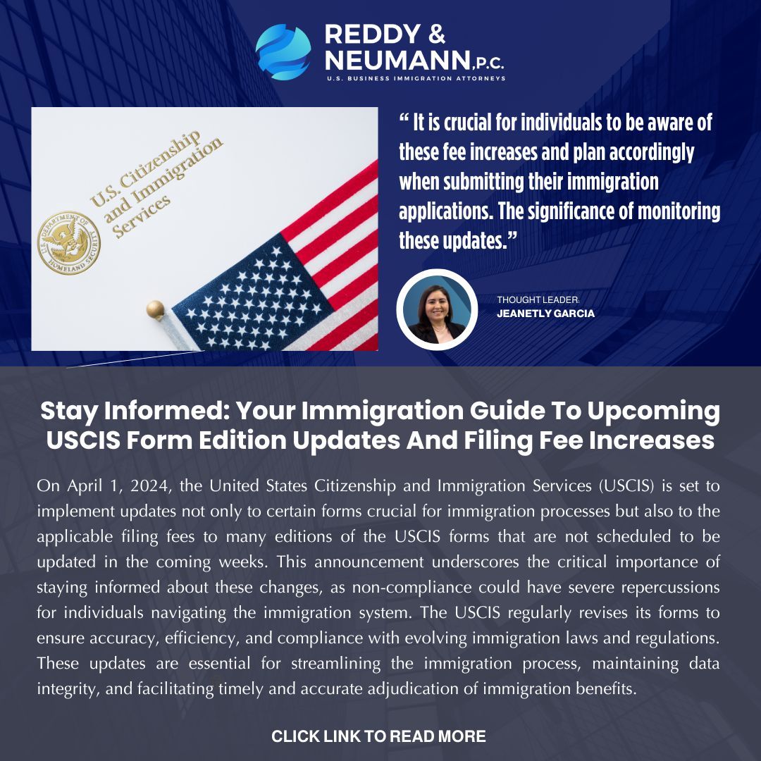 rnlawgroup's tweet image. USCIS forms are regularly revised. Stay ahead in your immigration journey! 🌎✈️ Check out this guide for upcoming USCIS form updates and filing fee increases to ensure a smooth process. #Immigration #USCIS #FilingFees

Read More: buff.ly/4ap7Af0