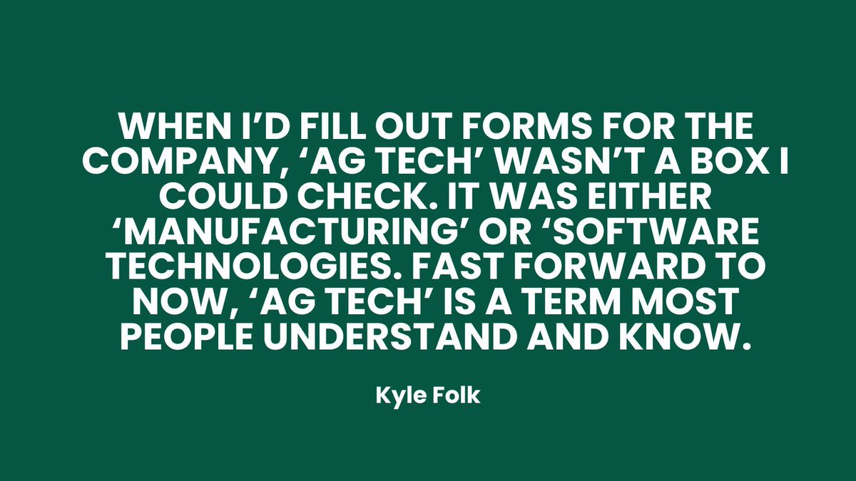 🎙️ Explore Part Two of our interview with Kyle Folk, founder of Ground Truth Ag. Learn about his agtech journey, problem-solving approach, and team culture values. 🌾 👉 Full interview: buff.ly/3vm6RMU