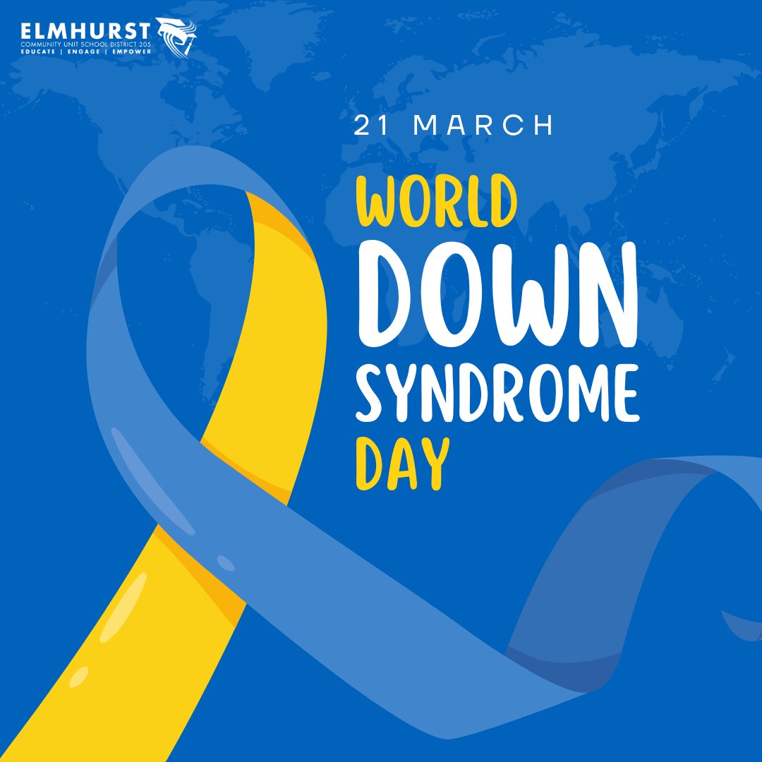Celebrating #WorldDownSyndromeDay w/ open hearts & open minds! Today is a reminder to embrace diversity & celebrate the incredible talents & contributions of individuals w/ Down Syndrome. Let's spread awareness, acceptance, & inclusion in our schools and community. 💙 #WeAreD205
