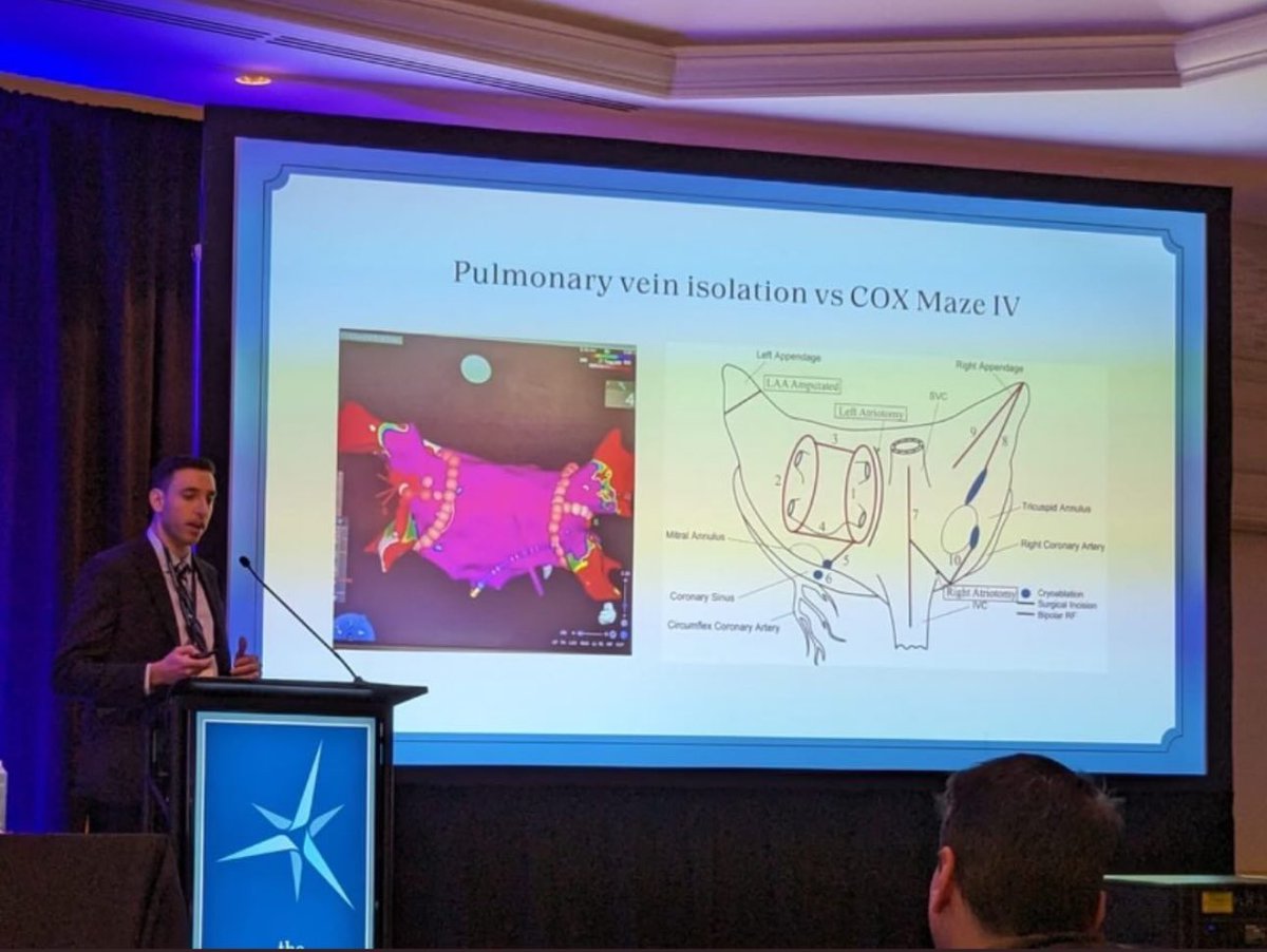 Dr. Yazeed Kesbeh (PGY-4) discussing cardiac ablation for atrial fibrillation at #2024RSS @the_RSS @KPSCALnews @KPSCalResearch ❤️ ⚡️