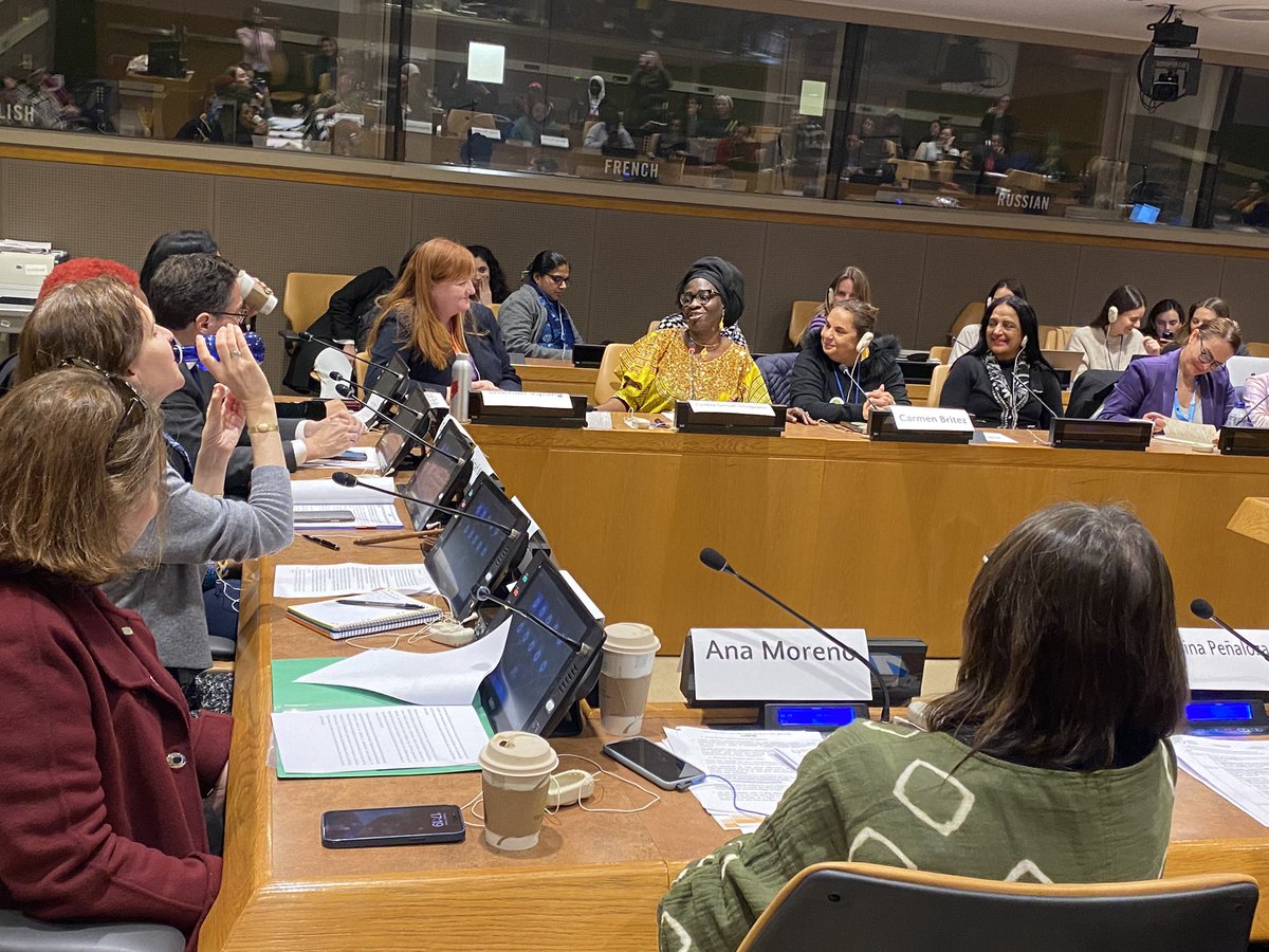 At today’s @GAllianceCare, @UN_Women & @inmujeres #CSW68 side event, Special Rep @ColonjuwonILO called on partners to work together, leveraging their assets & reiterated @ILO 5R Framework for Decent Care Work offers a blueprint for achieving social protection & gender equality.