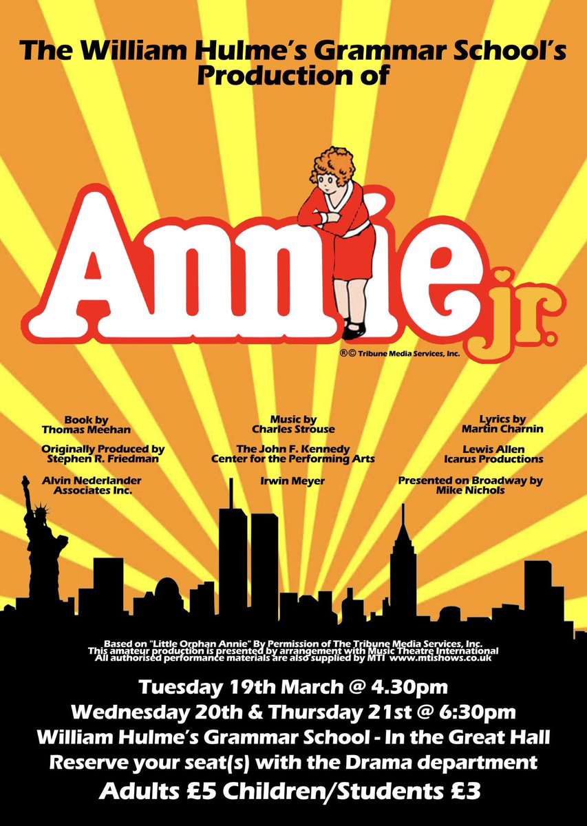 A busy yet wonderful day! Year 10/12 musicians and the cast of Annie performing for @LordMayorOfMcr Then onto our final concluding show 🎭 🌟 🎶@United_Music1 @WilliamHulmes #EducationwithCharacter