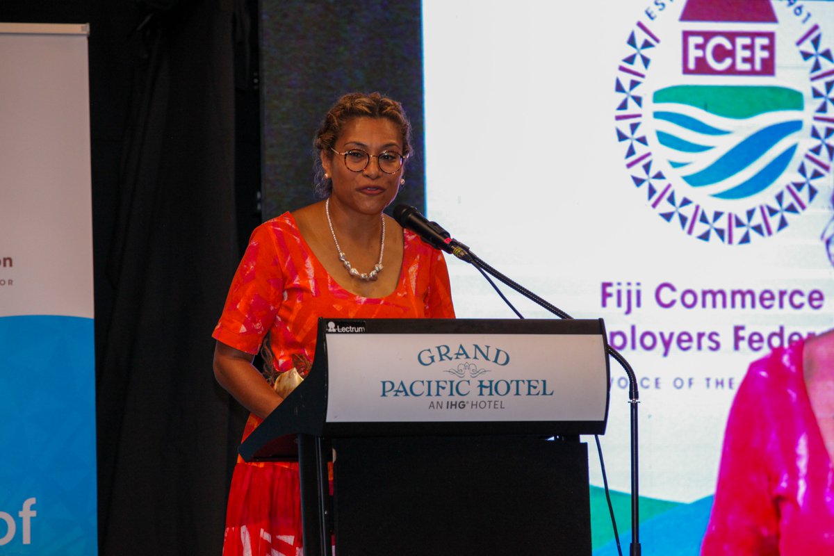 'My friends, Fiji cannot afford to leave half of its population behind. By investing in #womenseconomic empowerment with a women centered approach, we are investing in a more prosperous and #sustainable future for all' - Hon. Lynda Tabuya at 2024 WIN Convention