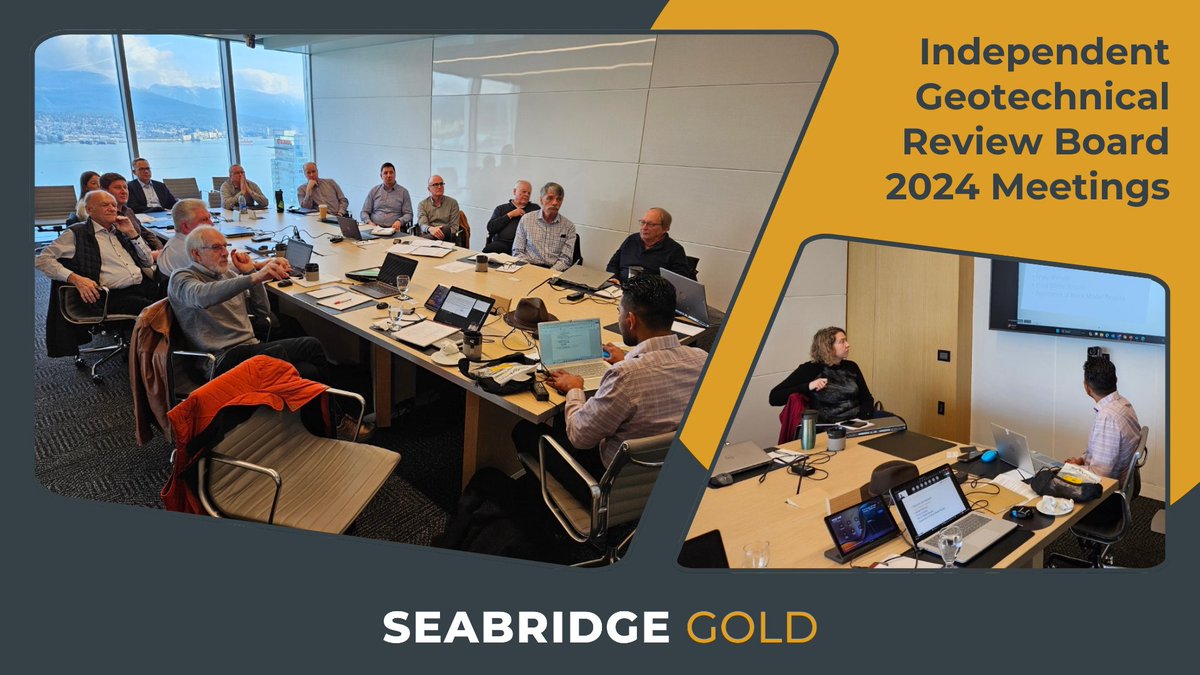 SeabridgeInc's tweet image. We were happy to host the 20th Annual #KSMProject Independent Geotechnical Review Board (IGRB) meetings earlier this month. #ResponsibleDevelopment
Want to learn more about the KSM Project IGRB? Visit our  website: ksmproject.com/environmental-…