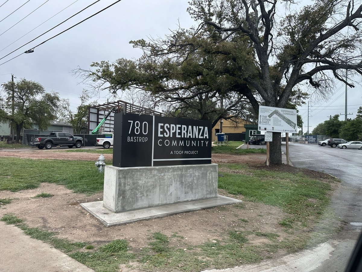 Thanks @toofound for showing me the state land encampment that is now cabins built by @TitosVodka . Vocation center under construction, @accdistrict classes. Helping “the other ones” to a stable life. Dallas needs a temp housing model!