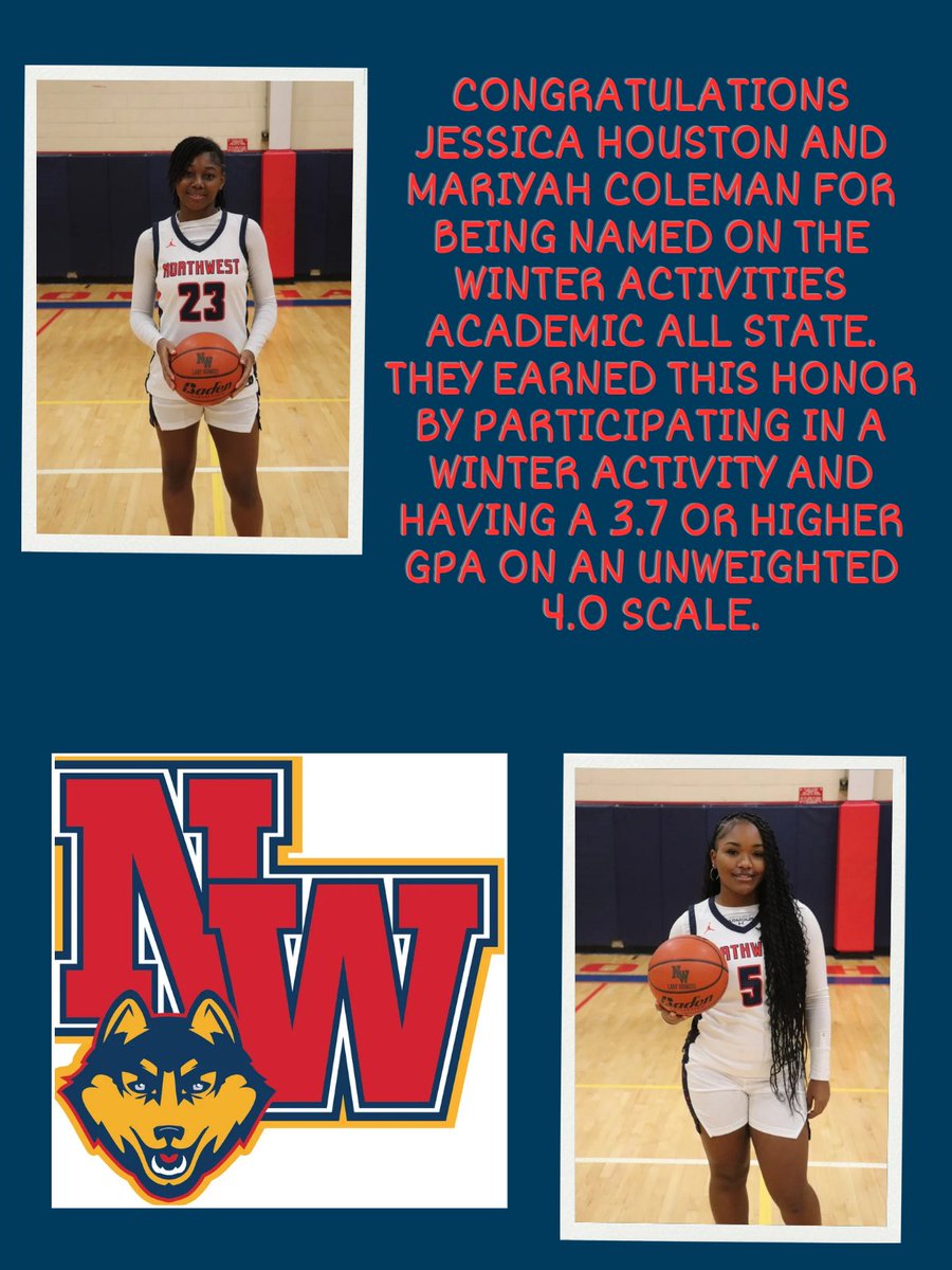 jjnash12's tweet photo. Congratulations Jessica and Mariyah for being selected for Academic All State for the winter sports season.  Not only great students but great leaders on and off the court. @OPS_NWGirlsVBB @@NHE17Ugirls https://t.co/f1jpbvqtFm