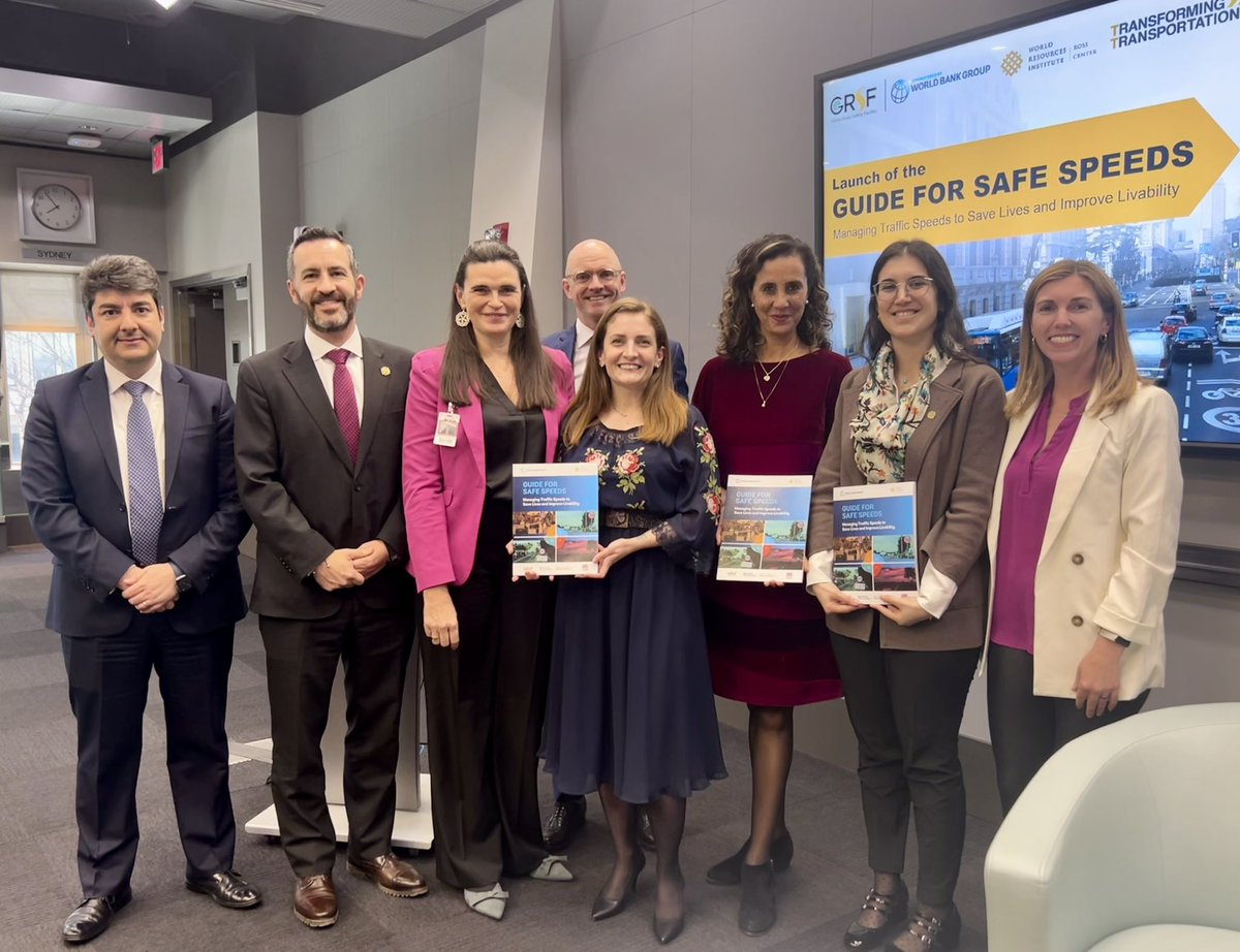 Congrats to @WBG_Transport and @WRIRossCities on launching this new Guide for Safe Speeds! @BloombergDotOrg is proud to fund reports like this that spread solutions to save lives #RoadSafety #TTDC24 #Love30