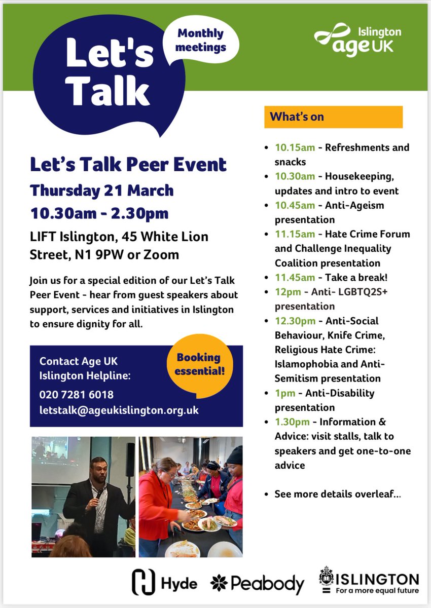 @ElfridaSociety Presented at an amazing event hosted by @AgeUK_Islington, shining a light on the impact of hate crime on individuals with learning disabilities. Together we can create a more inclusive society for everyone. Support this important cause. #EndHateCrime #inclusion