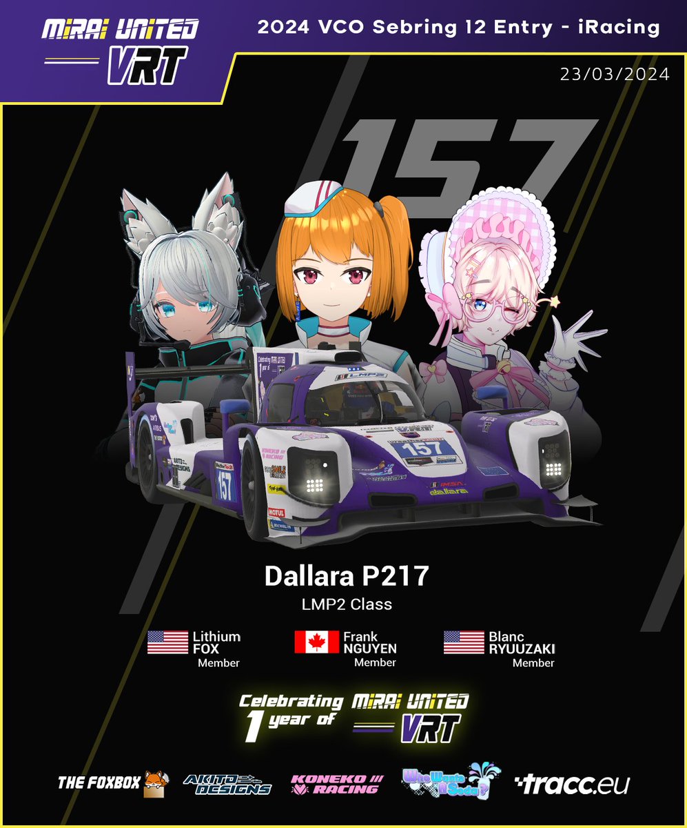 Mirai United VRT | VTuber Racing Team 💫🏁 tweet media