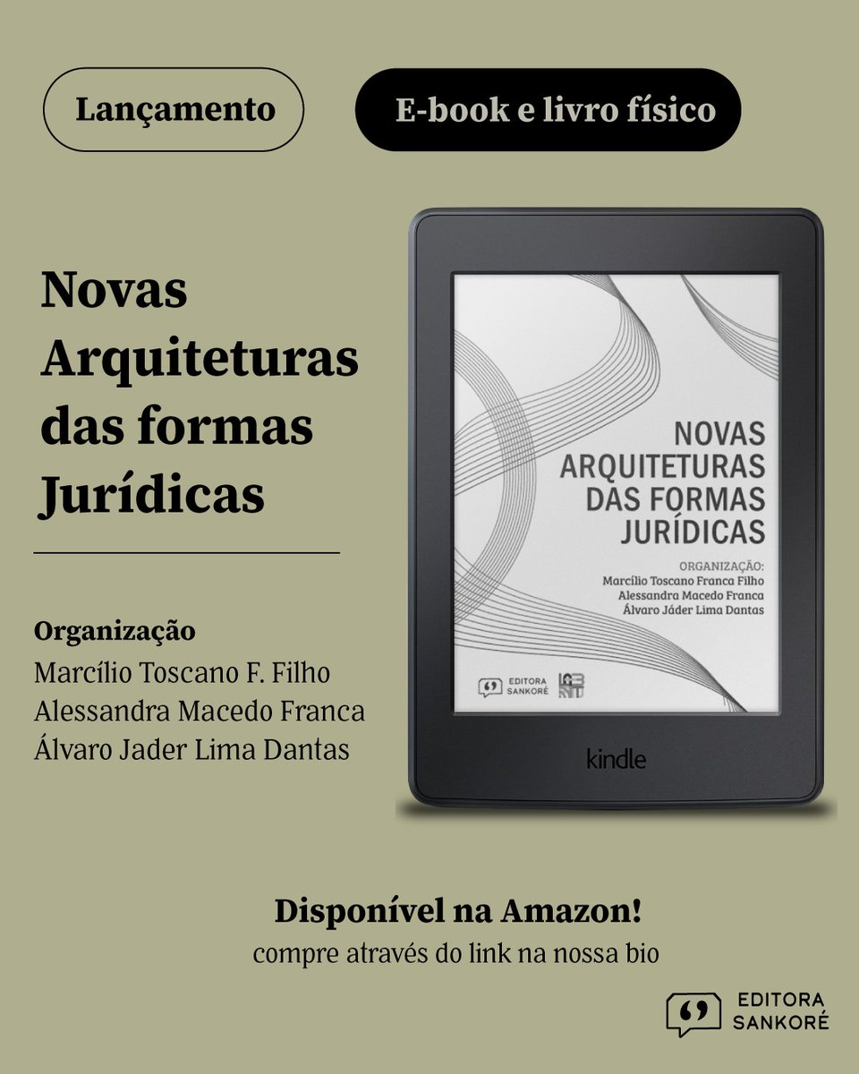 editorasankore's tweet photo. O mais recente livro da Sankoré mergulha no universo da relação entre Direito e Arte, trazendo para o leitor, através da figura simbólica do labirinto, novas formas de olhar, sentir e compreender o jurídico. Boa leitura! 

#editorasankoré #direitoearte #direitoearquitetura https://t.co/oMkr7AL2CZ