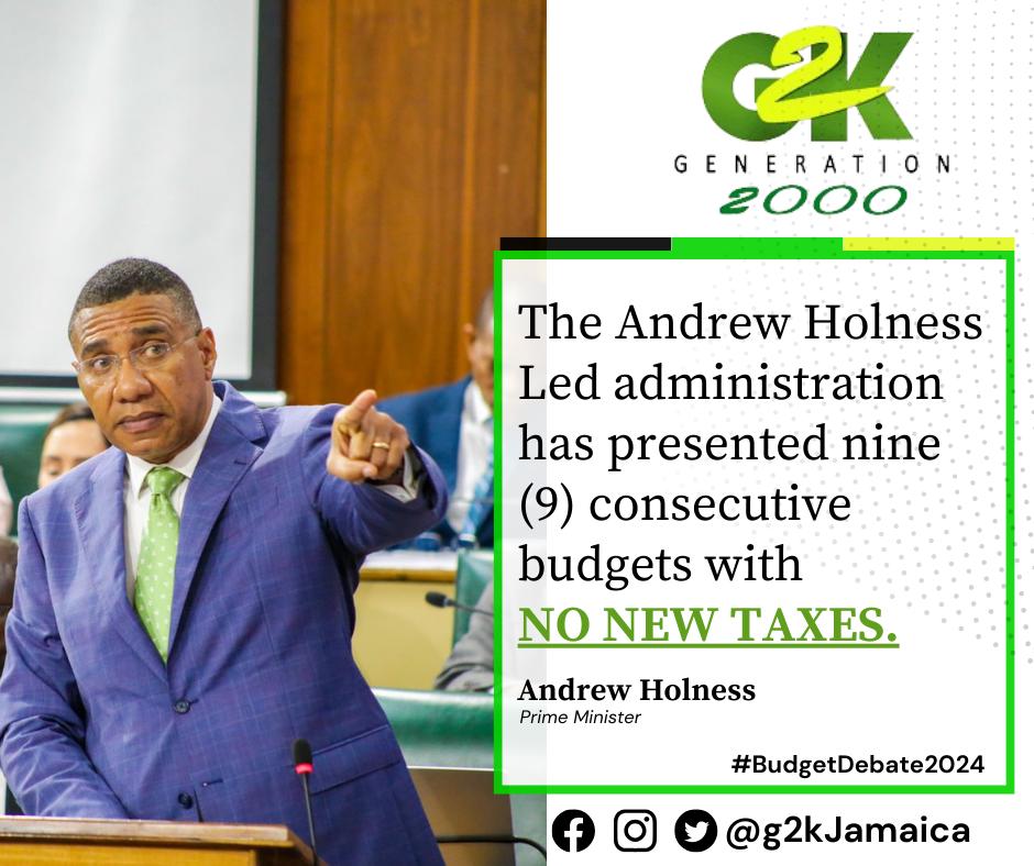 NO NEW TAXES #BudgetDebate2024