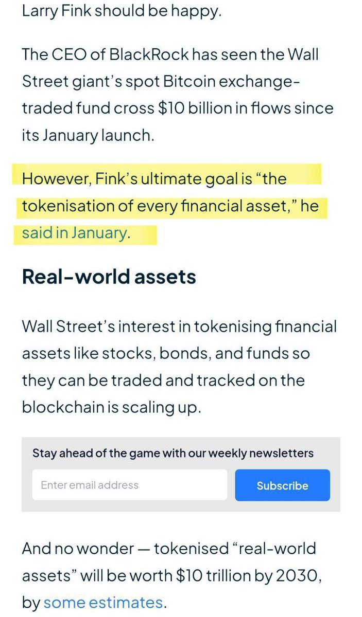 nb_coins's tweet photo. Thats why i am big invested in $RIO 💎👑

RWA will be the biggest sector this Bullrun

$RIO

-Fair launched  
-STRONG and EXPERIENCED team   
-SEC compliant    
- LOW Supply (56M Circulating | 19M to be released over 38 years)   
-Burn mechanism coming this year
-Freehold Mobile wallet app (Q2/2024)
- RWA Tokenization being THE MAIN narrative 
- Deflationary
- Volume of 25mil
- no big exchanges yet