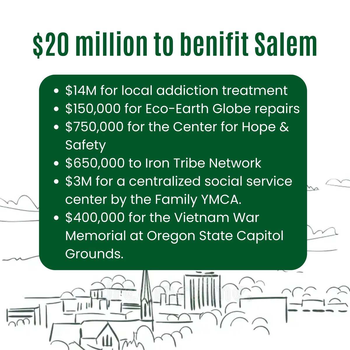 RepAndersen's tweet image. Proud of all the work we did in the 2024 session for South Salem and Oregon.