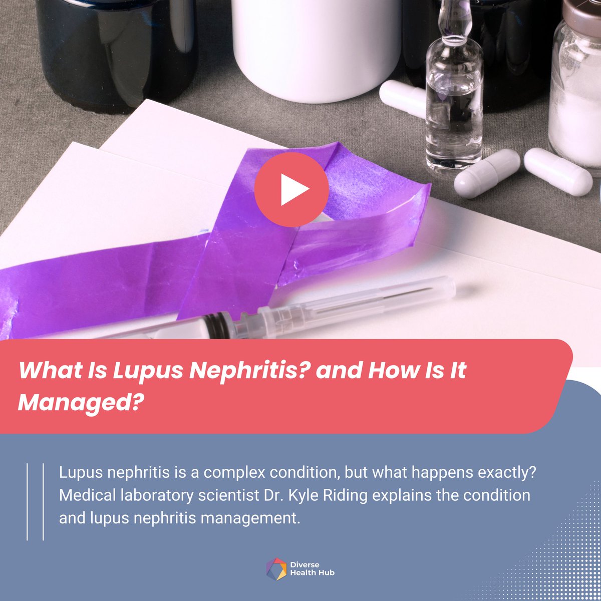 🎥 Our #DiagnosticsDecoded video is live! Do you have under 3 minutes to learn about #LupusNephritis? Medical laboratory scientist Dr. Kyle Riding @KRidingMLS decodes #SLE, the importance of kidney function and shares actionable advice for patients. Watch: bit.ly/4ckPahz